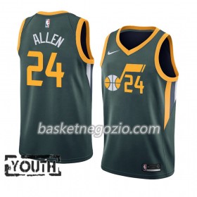 Canotte Bambino Utah Jazz Grayson Allen 24 2018-19 Nike Verde Swingman
